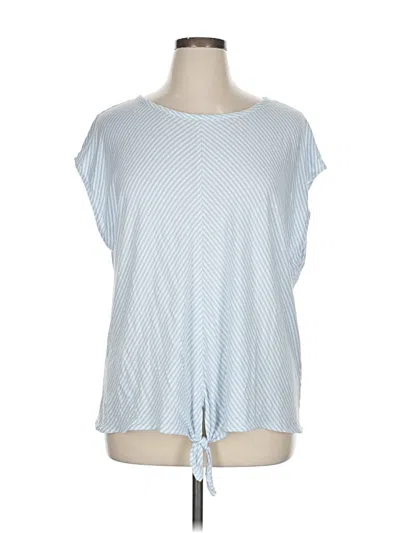 Pre-owned Jjill Sleeveless T-shirt In Blue