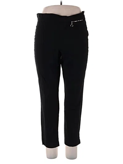 Pre-owned Rafaella Active Pants In Black