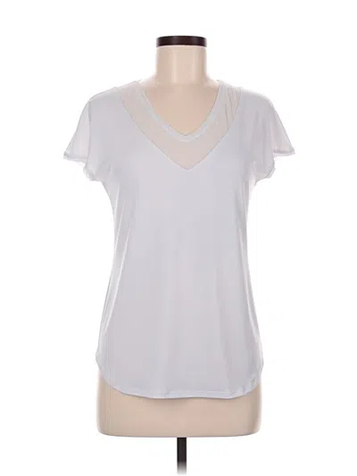 Pre-owned Anatomie Short Sleeve T-shirt In Silver