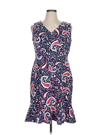 Pre-owned Talbots Cocktail Dress In Blue