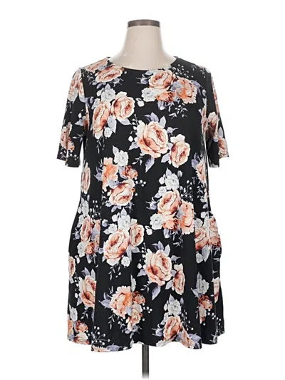 Pre-owned Agnes & Dora Casual Dress In Black