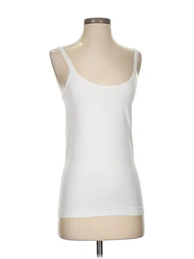 Pre-owned By Anthropologie Tank Top White Strapless Neckline Tops