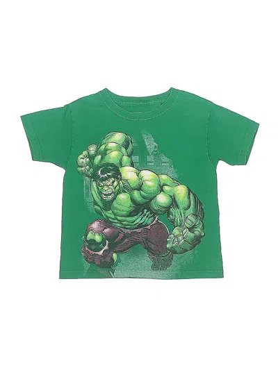 Pre-owned Marvel Kids' Short Sleeve T-shirt In Green