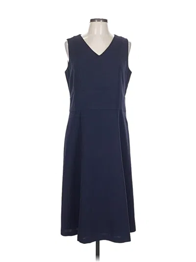 Pre-owned Talbots Casual Dress In Blue