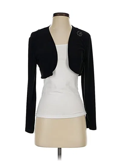 Pre-owned Blu Sage Cardigan Sweater In Black
