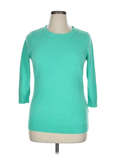 Pre-owned New York And Company Pullover Sweater In Blue