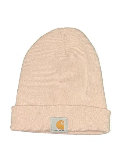 Pre-owned Carhartt Beanie Hat In Pink