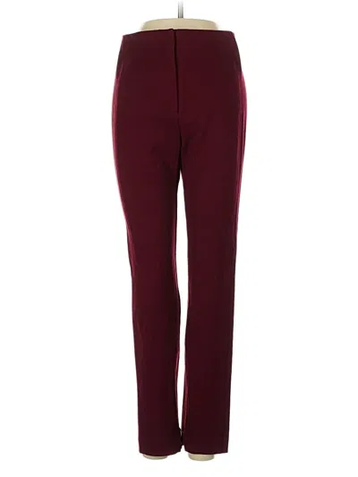Pre-owned Ann Taylor Casual Pants In Burgundy
