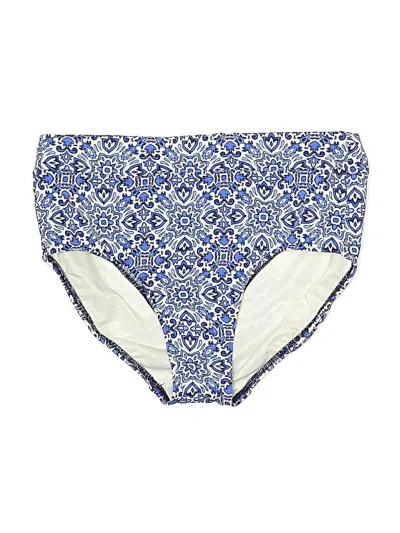 Pre-owned Lands' End Swimsuit Bottoms In Blue