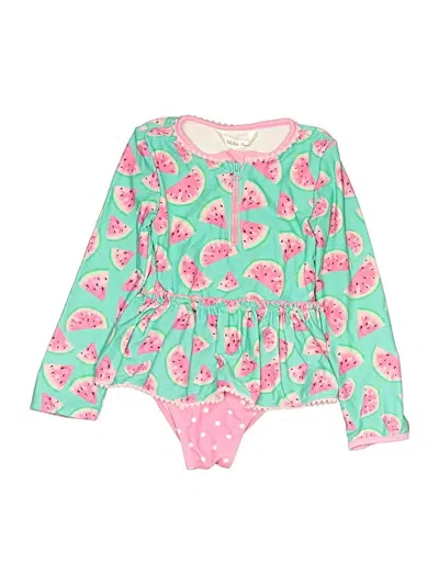 Pre-owned Matilda Jane Kids' One Piece Swimsuit In Green