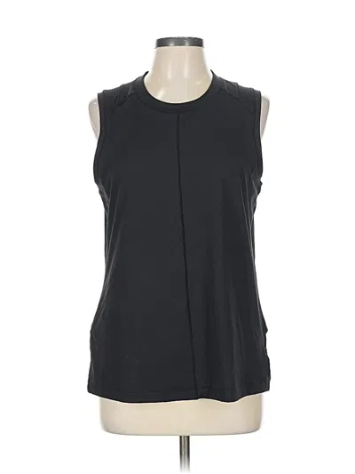 Pre-owned Athleta Sleeveless T-shirt In Black