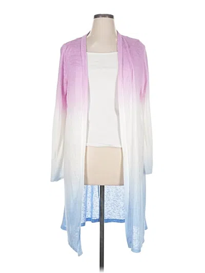 Pre-owned Lane Bryant Cardigan Sweater In Purple