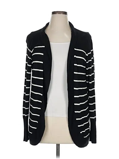 Pre-owned Ava & Viv Cardigan Sweater In Black