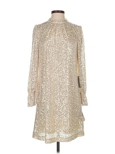 Pre-owned Julia Jordan Cocktail Dress In Gold