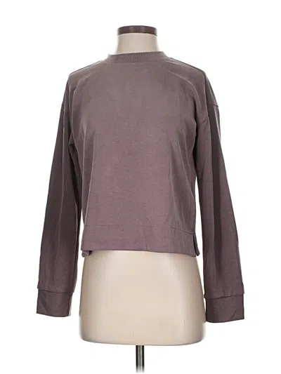 Pre-owned Athleta Sweatshirt In Gray