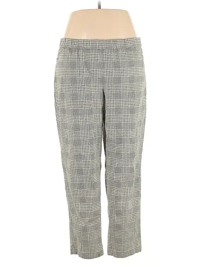 Pre-owned Lands' End Casual Pants In Gray