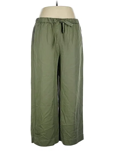 Pre-owned Marine Layer Casual Pants In Green
