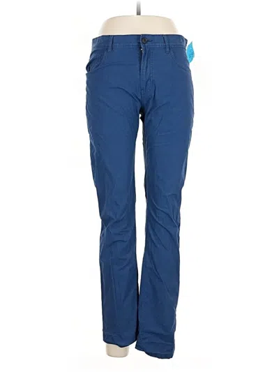Pre-owned Perry Ellis Portfolio Casual Pants In Blue