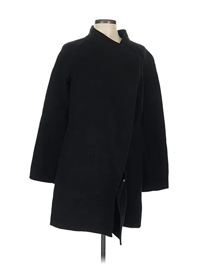 Pre-owned Vince Wool Coat In Black