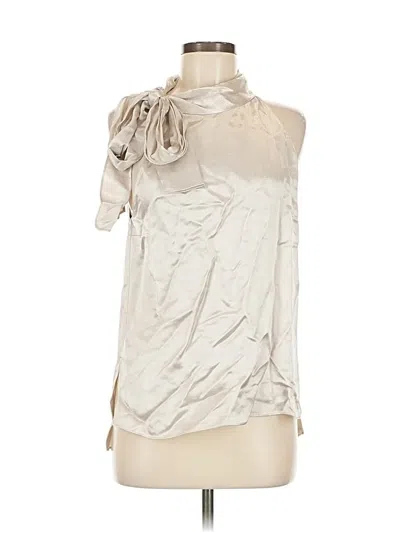 Zara Sleeveless Blouse In Neutral