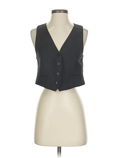 Pre-owned Zara Tuxedo Vest In Black