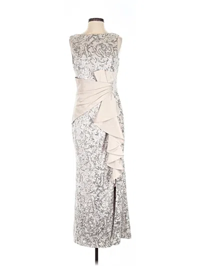 Pre-owned Eliza J Cocktail Dress In Silver