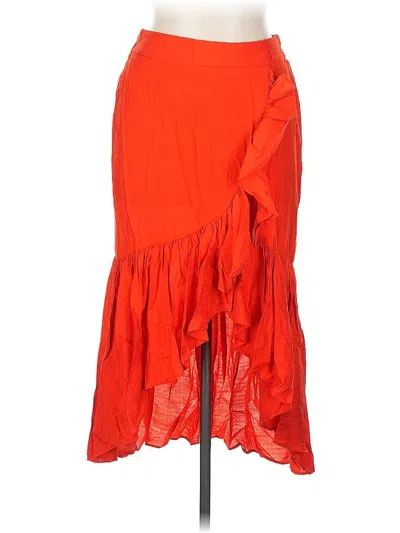Pre-owned Assorted Brands Casual Skirt In Orange