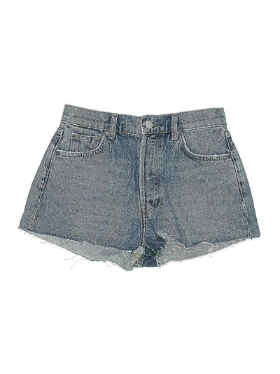 Pre-owned Reformation Jeans Denim Shorts In Blue