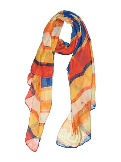 Pre-owned Unbranded Scarf In Orange