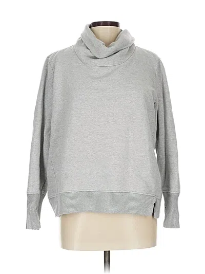 Pre-owned Athleta Sweatshirt In Gray