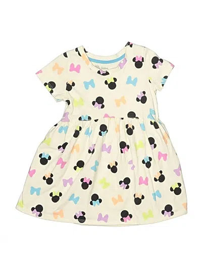 Pre-owned Disney Kids' Dress In White