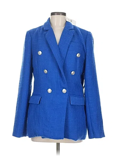 Ellen Tracy Blazer Jacket In Blue