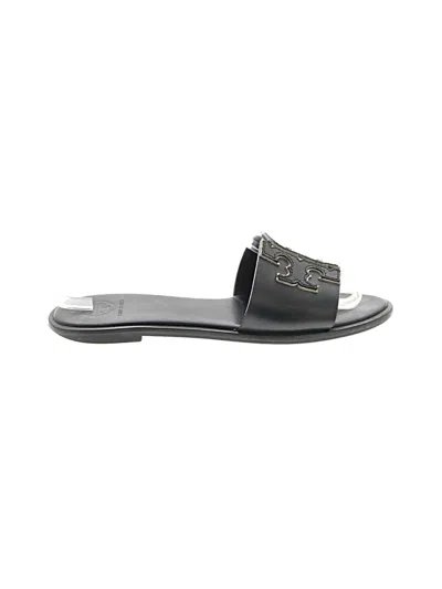 Pre-owned Tory Burch Sandals In Black