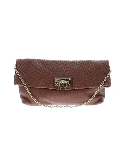 Pre-owned Banana Republic Leather Shoulder Bag In Brown