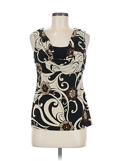 Pre-owned Perseption Concept Sleeveless Blouse In White