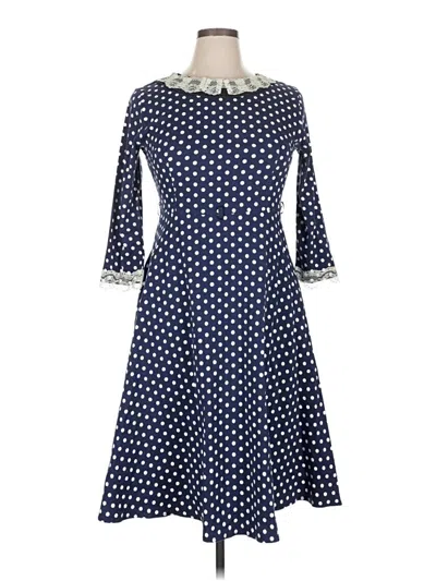 Pre-owned Assorted Brands Casual Dress In Blue