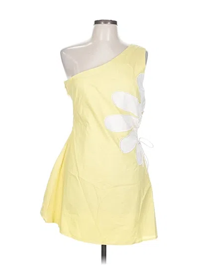 Pre-owned Lulus Cocktail Dress In Yellow