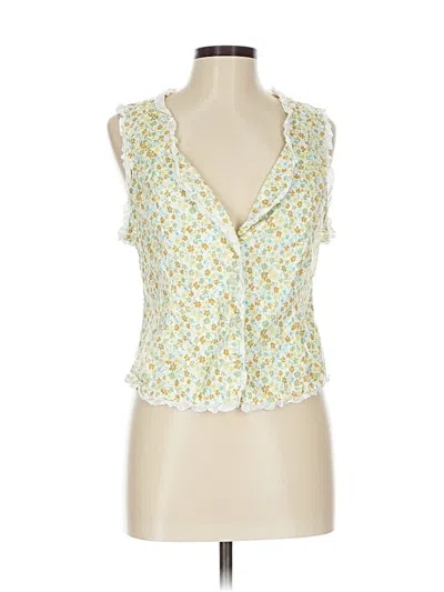 Pre-owned Free People Sleeveless Blouse In Yellow