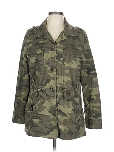 Pre-owned Banana Republic Jacket In Green