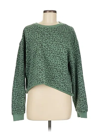 Pre-owned Blanknyc Blank Nyc Pullover Sweater In Green