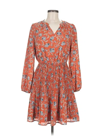 Pre-owned Daniel Rainn Casual Dress In Orange