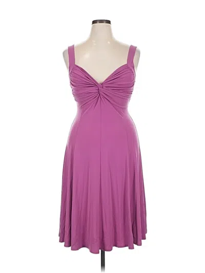 Pre-owned Moda International Cocktail Dress In Purple