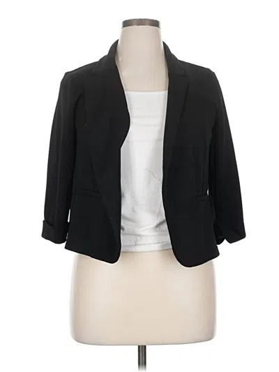 Pre-owned Maurices Blazer Jacket In Black