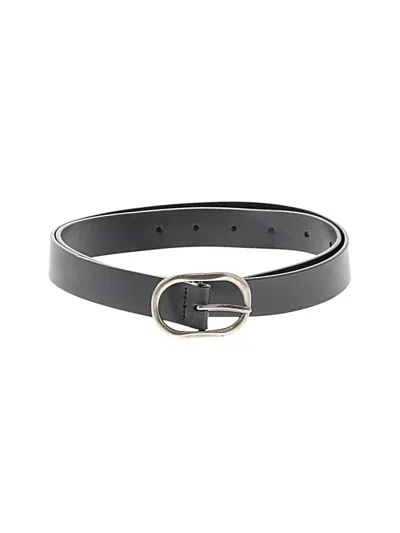 Pre-owned Melrose And Market Leather Belt In Black