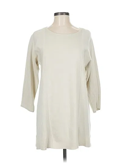 Pre-owned Chico's Casual Dress In White