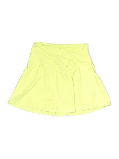 Pre-owned 90 Degree By Reflex Casual Skirt In Yellow