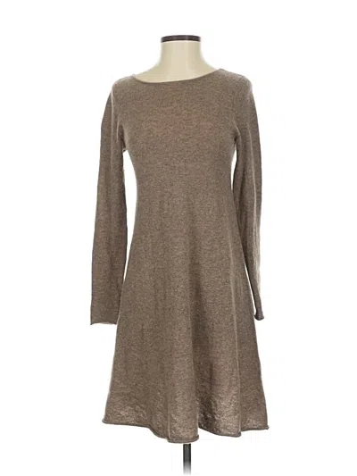 Pre-owned Autumn Cashmere Cashmere Pullover Sweater In Brown