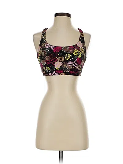 Pre-owned Lululemon Athletica Tank Top Burgundy Halter Neckline Tops