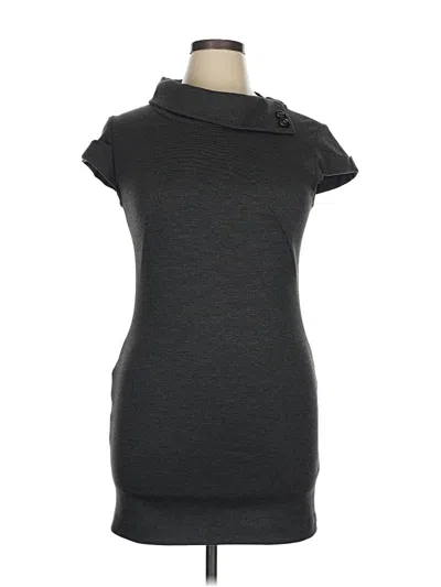 Pre-owned Assorted Brands Casual Dress In Gray