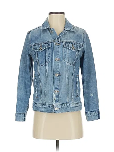 Pre-owned Lucky Brand Denim Jacket In Blue